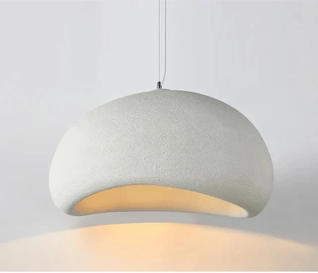 Hanging LED Ceiling Lamp in Wabi-Sabi Style