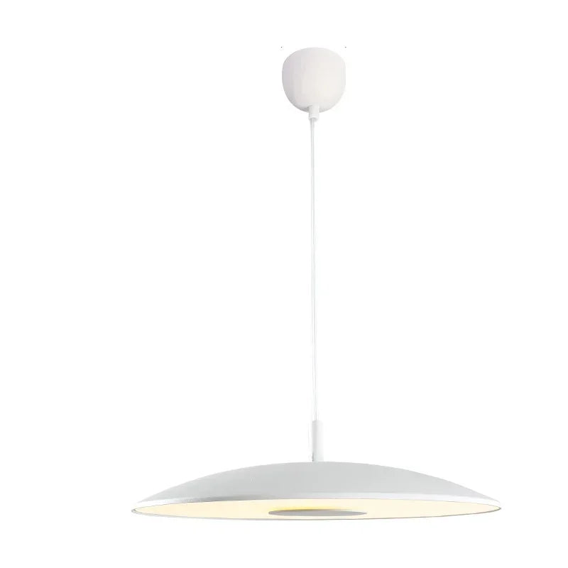 Slim Metal LED Pendant Lamp – Modern Ceiling Light in Plate Shape