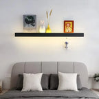 Luntheris - LED Wall Lamp with Night Shelf