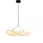 Japandi Designer Pendant Lamp in the Form of an Elongated Panel – Modern Elegance