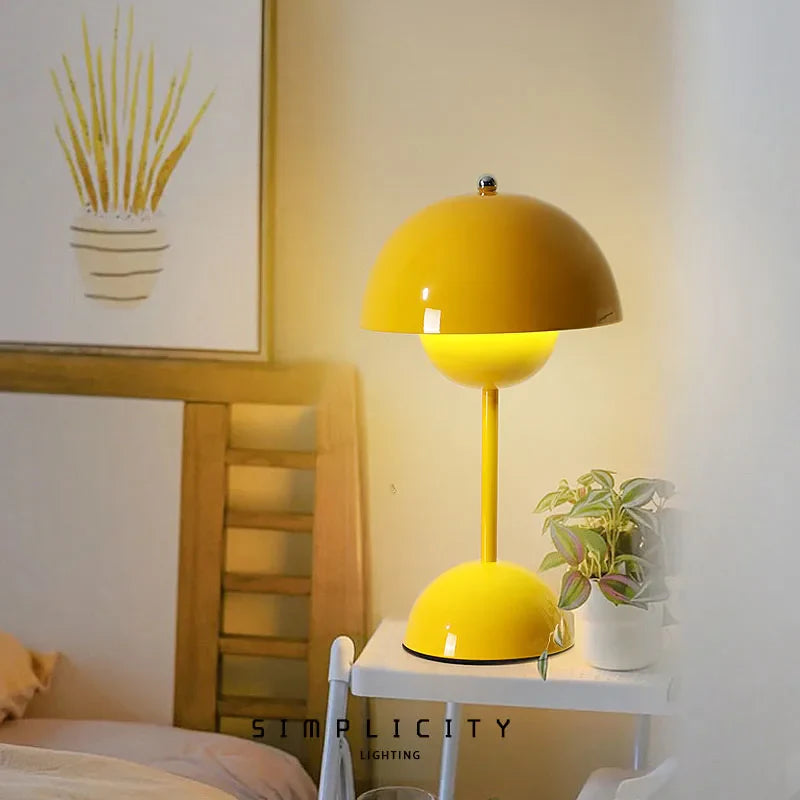 Wireless Table Lamp with Minimalist Design