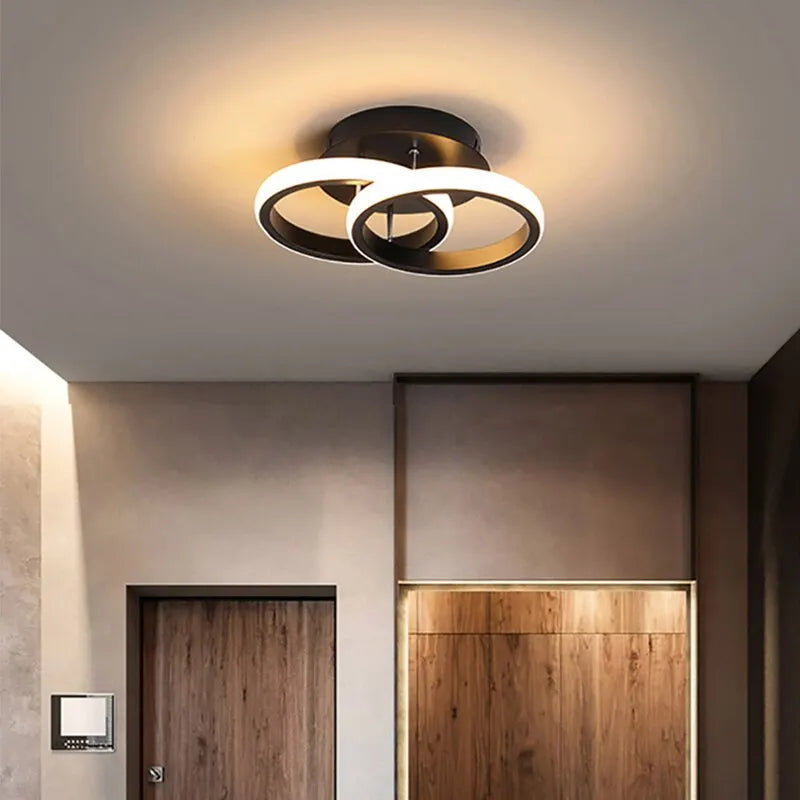 Modern LED Ceiling Lamp Chandelier – Geometric Fixture in Modern Style