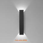 Modern Outdoor Wall Lamp – LED Up/Down Sconce, Waterproof, Vertical Design