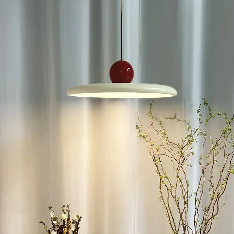 Designer LED pendant lamp inspired by Bauhaus style