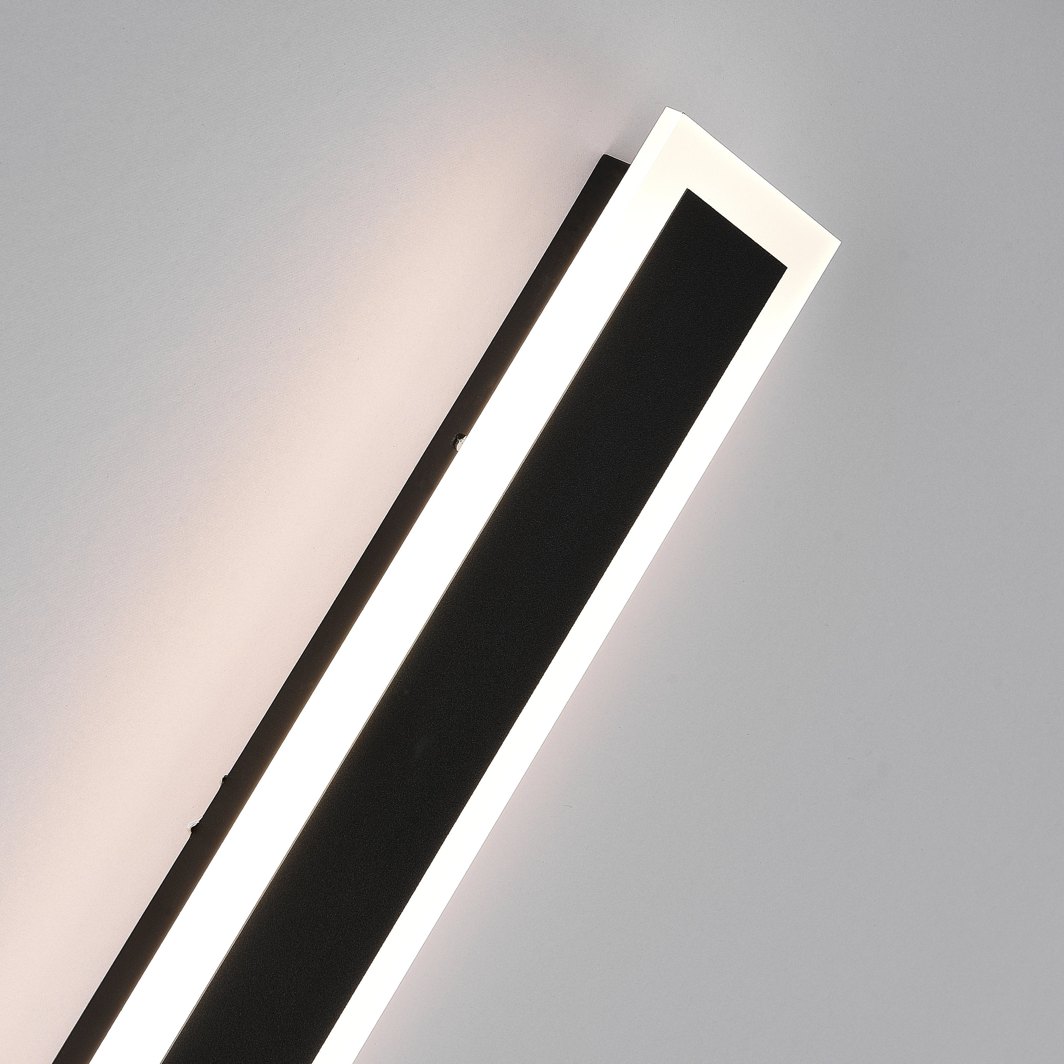 Arisha Modern LED Outdoor Wall Light Black Metal Garden/Balcony