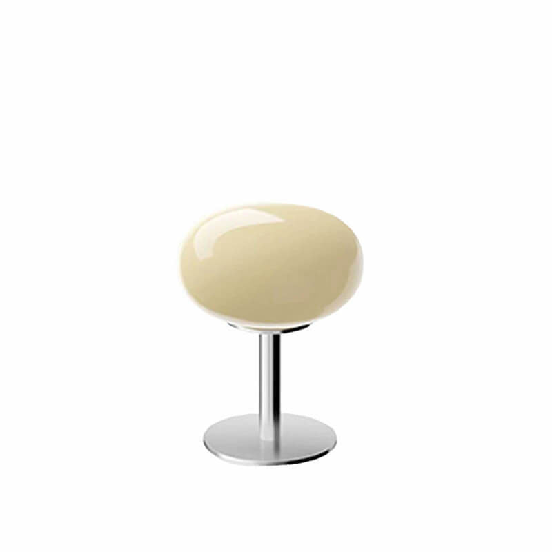 Nordic Vintage Round Glass Table Lamp 1-Light