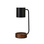 Japanese Wood 1-Light Dimmable Wax Melting Table Lamp
