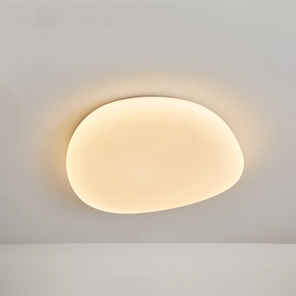 Sayu Modern Pebble Ceiling Light White. Living Room