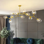 Molecular Designer Chandelier 8-Arm – Modern LED Ceiling Lamp