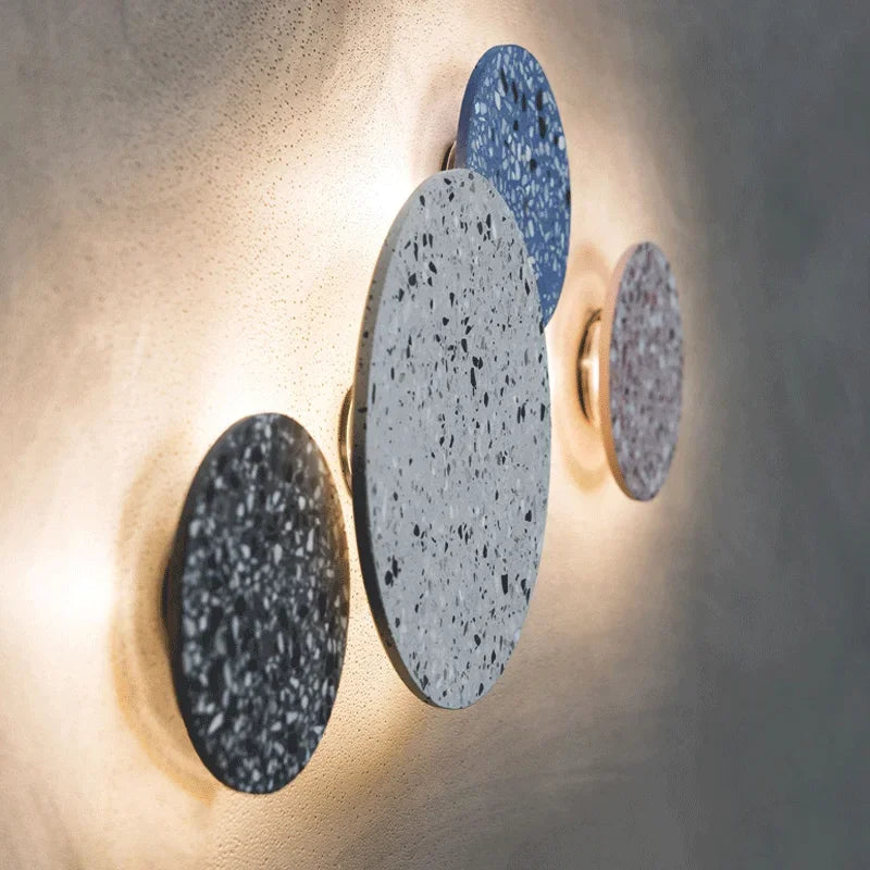 Modern Decorative Wall Sconce Lamp with Marble – Mosaic and Light Effect