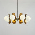 Hanging Lamp Retro Modern Chandelier with Ball Shades Bauhaus
