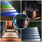 Solar LED Lamp Set for Stair and Garden Lighting