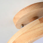 Modern LED ceiling lamp made of wood