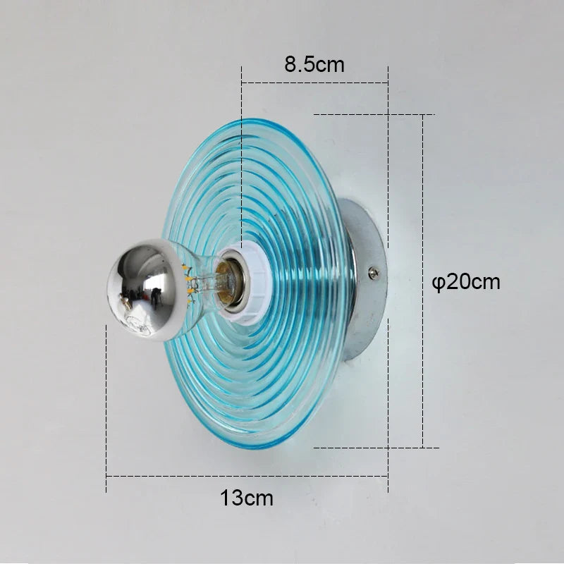 Modern Wall Lamp with Glass Shade