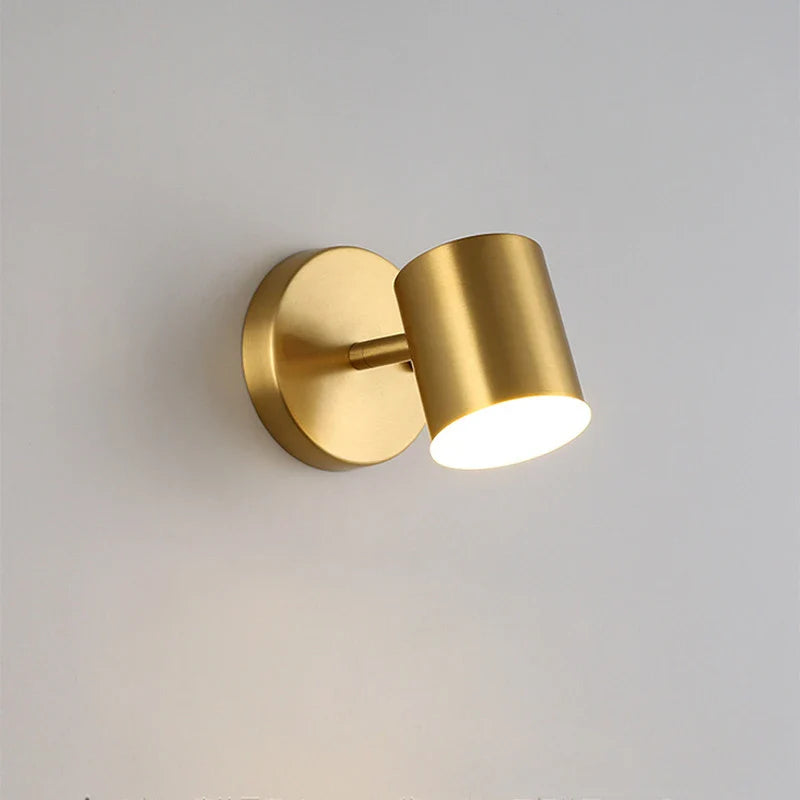 Modern LED Wall Sconce in Gold Finish – Elegance and Functionality