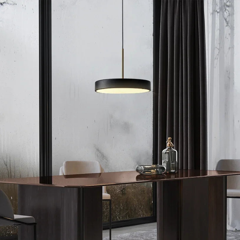 Modern Round LED Pendant Lamp for Dining Room and Living Room