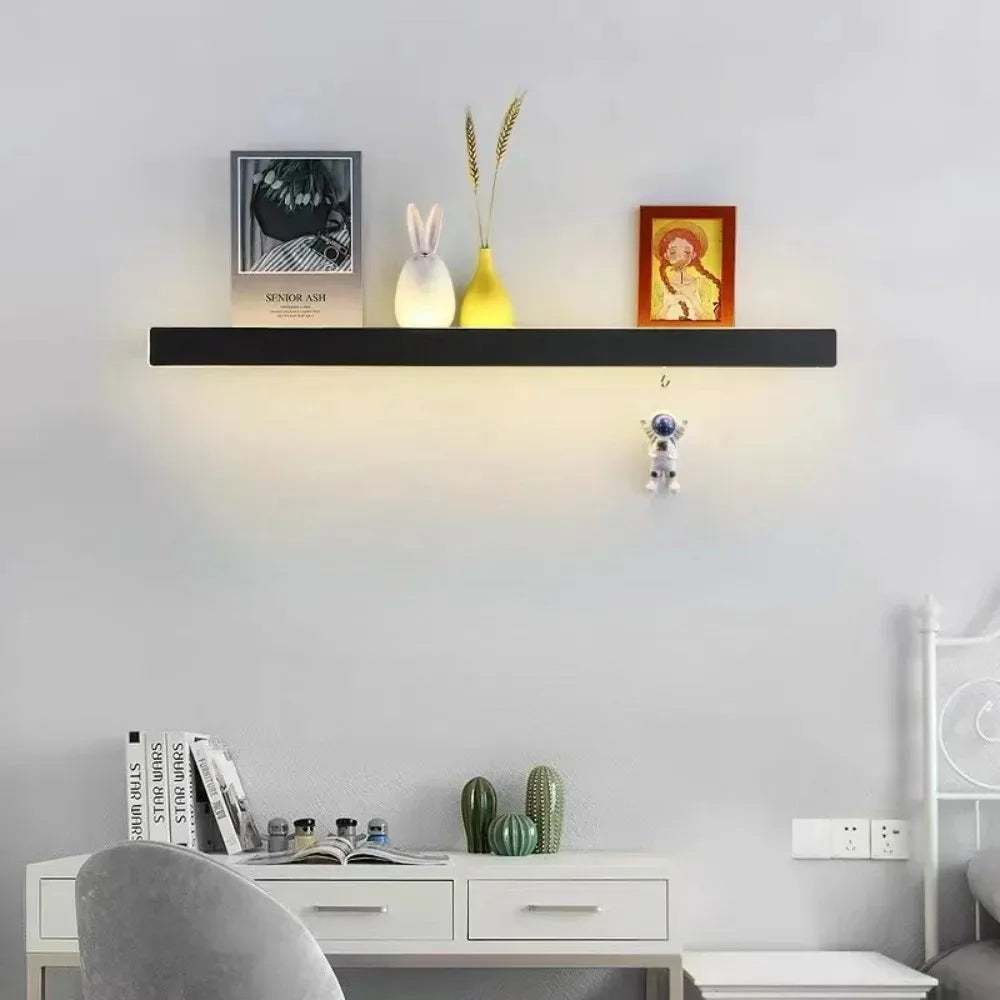 Luntheris - LED Wall Lamp with Night Shelf