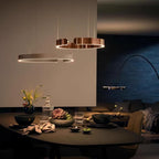Modern LED Ring Chandelier – Elegant Round Ceiling Lamp