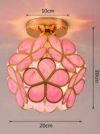 Vintage Floral Ceiling Light 1-Light