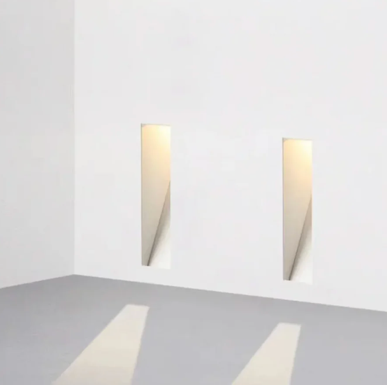 Recessed LED Stair Light – Square Wall Sconce for Wall Installation