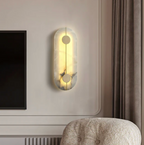 LED Wall Sconce Made of Natural Stone – Modern Decorative Lamp