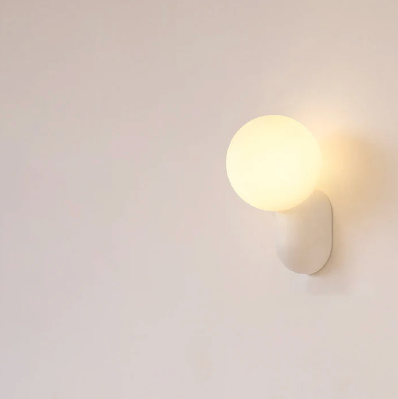 Modern LED Ball Wall Sconce – Designer Wall Lamp