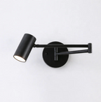Modern wall sconce with adjustable arm – minimalist spotlight lamp