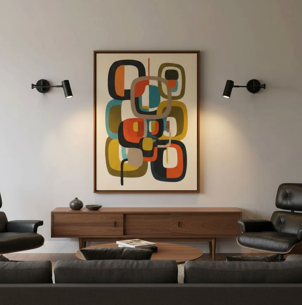 Modern wall sconce with adjustable arm – minimalist spotlight lamp