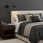 Modern wall sconce with adjustable arm – minimalist spotlight lamp