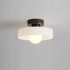 Modern LED Ceiling Lamp – Minimalist Ceiling Light with Round Shade