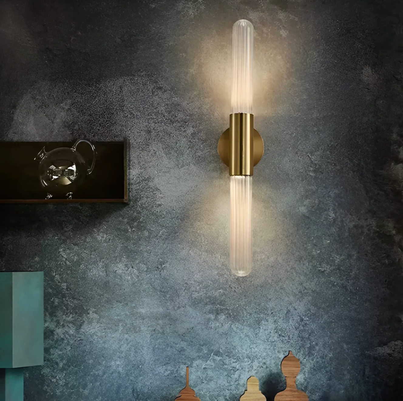 Modern LED Wall Sconce – Vertical Decorative Lamp for Living Room and Bedroom