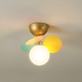 Modern LED Ceiling Lamp – Designer Ceiling Light with Spherical Shades