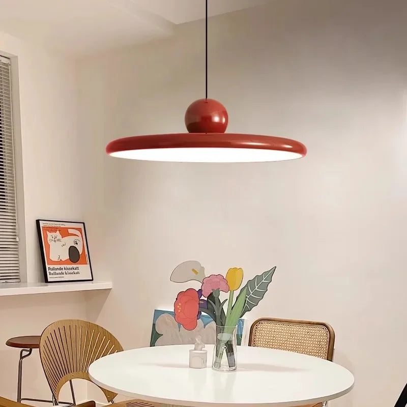 Designer LED pendant lamp inspired by Bauhaus style