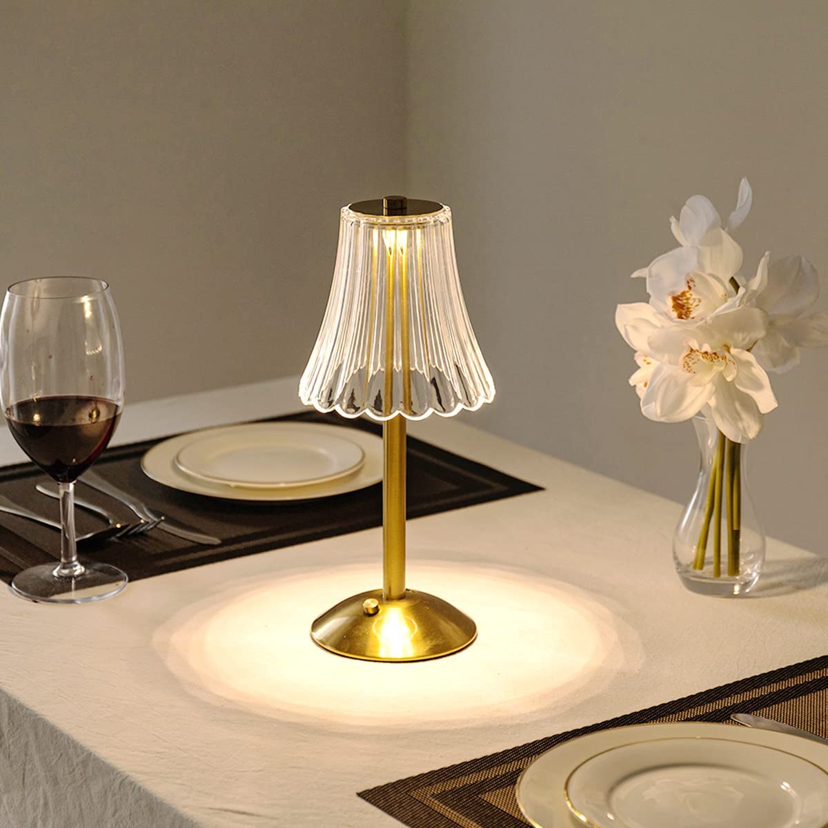 LED Retro Table Lamp USB Rechargeable - BrillianceGlow