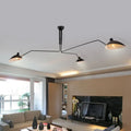 Black Ceiling Lamp with Rotating Arms – Modern Design