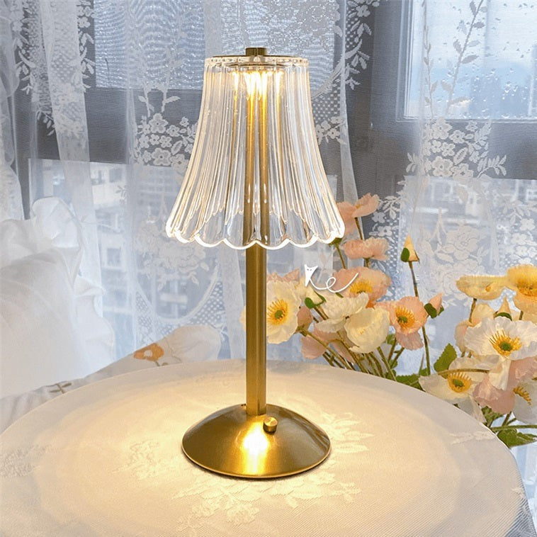LED Retro Table Lamp USB Rechargeable - BrillianceGlow