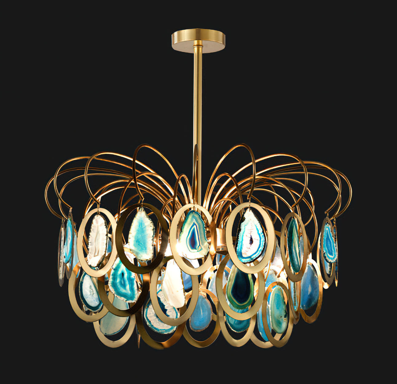 Sedona Agate Chandelier