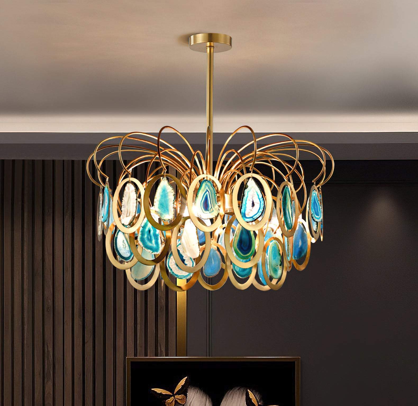 Sedona Agate Chandelier