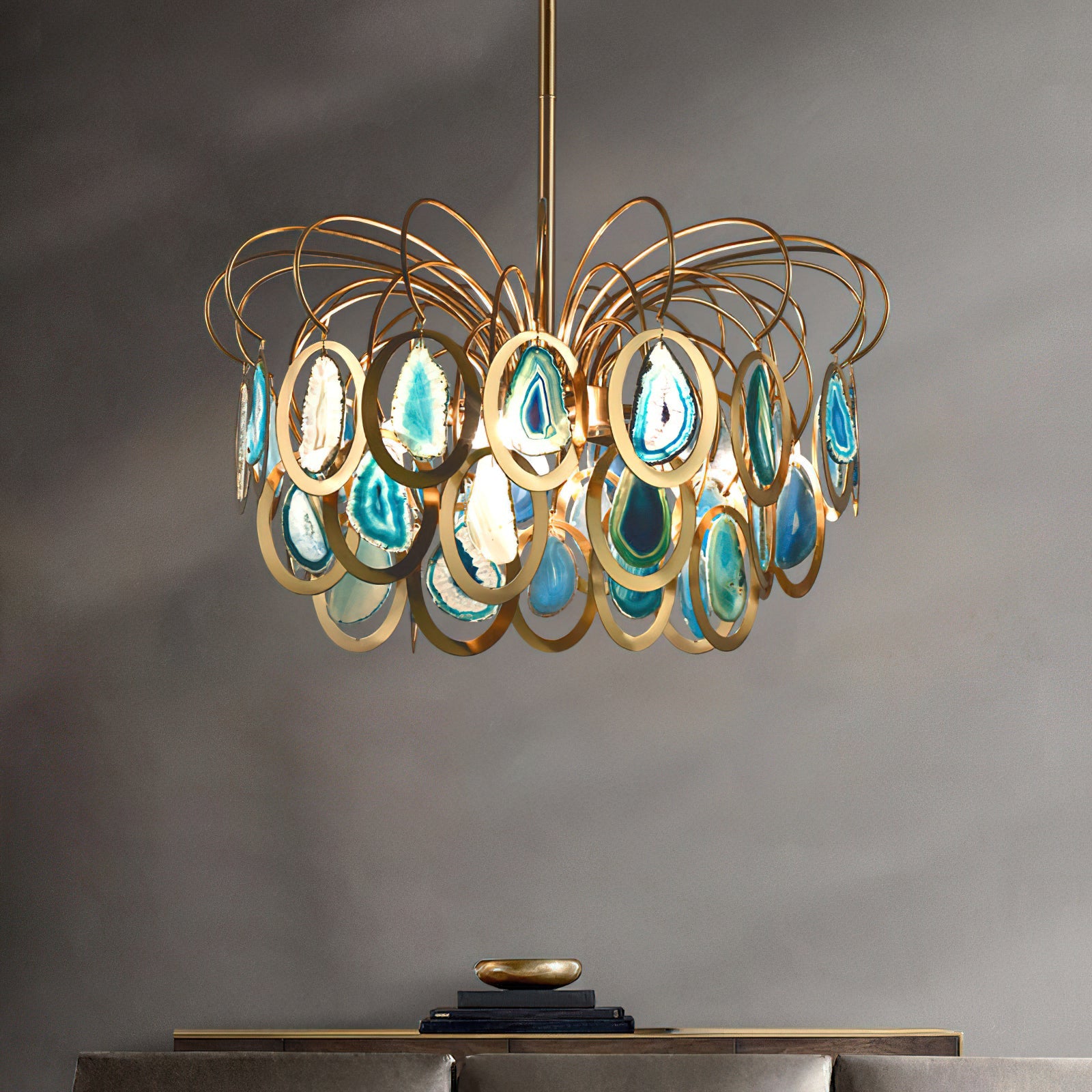 Sedona Agate Chandelier