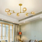 Molecular Designer Chandelier 8-Arm – Modern LED Ceiling Lamp