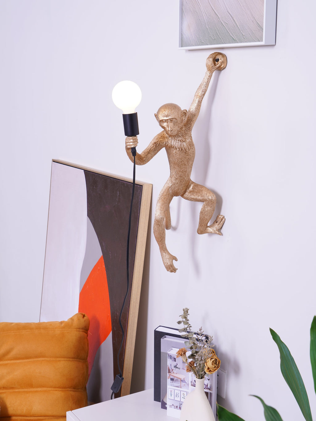 Monkey Wall Lamp