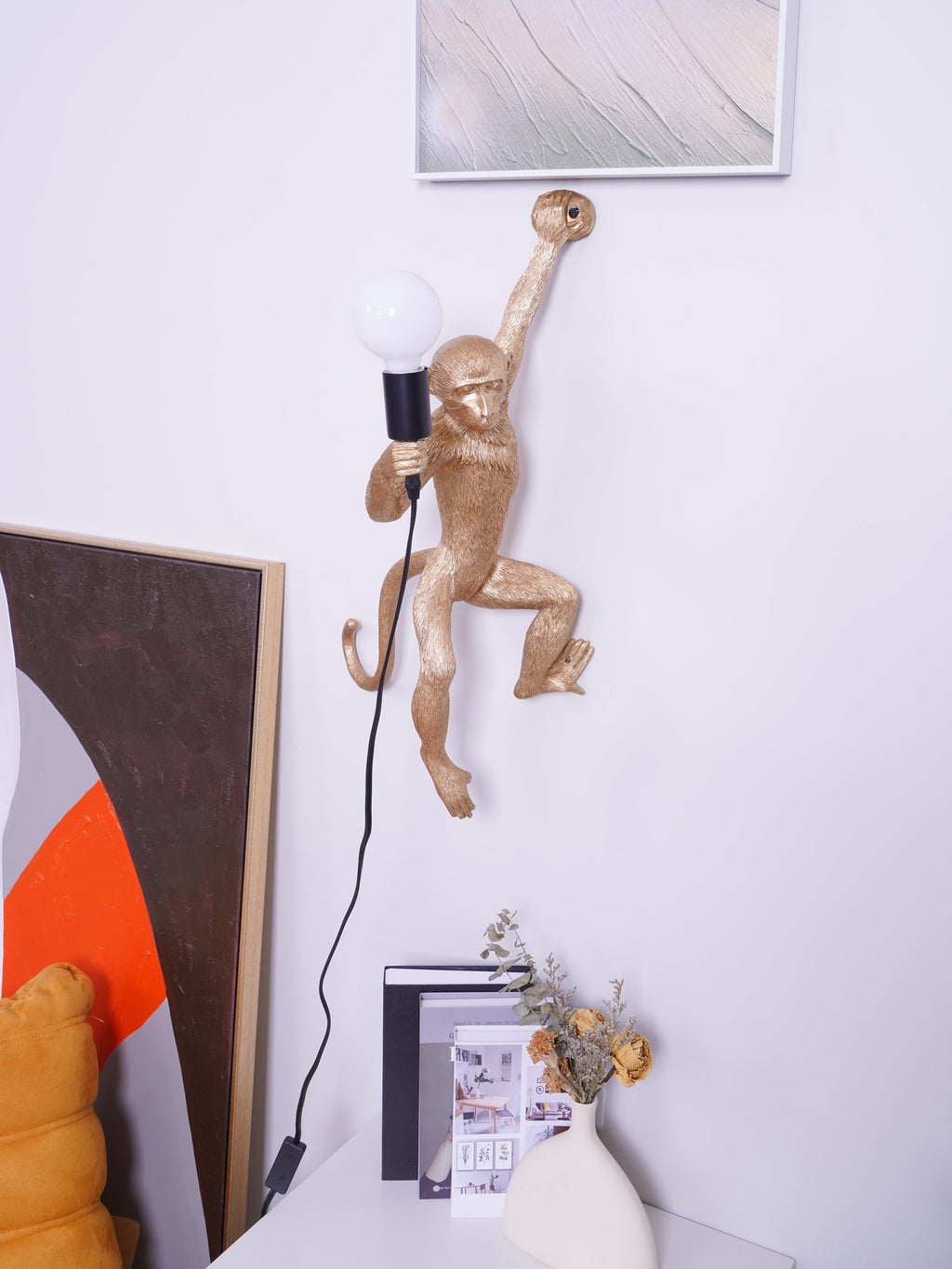 Monkey Wall Lamp