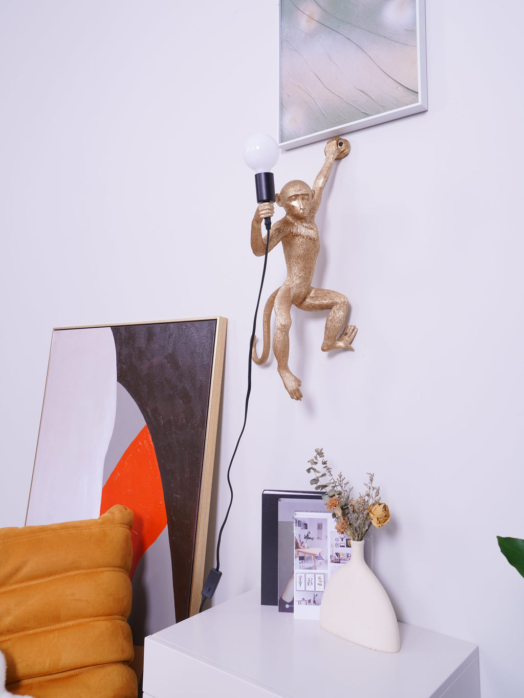 Monkey Wall Lamp