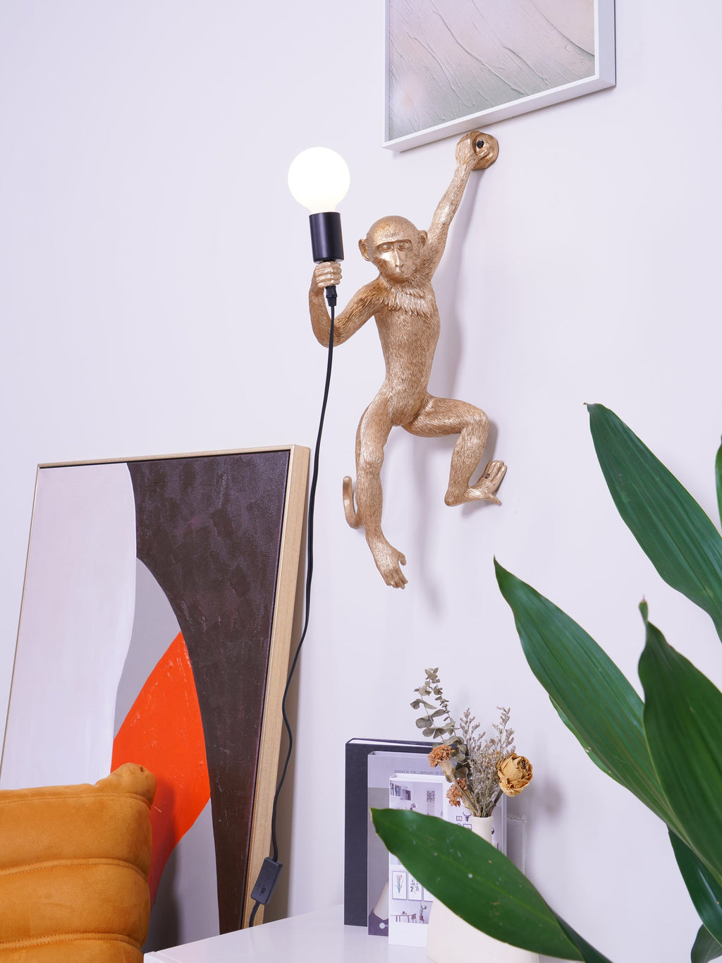 Monkey Wall Lamp