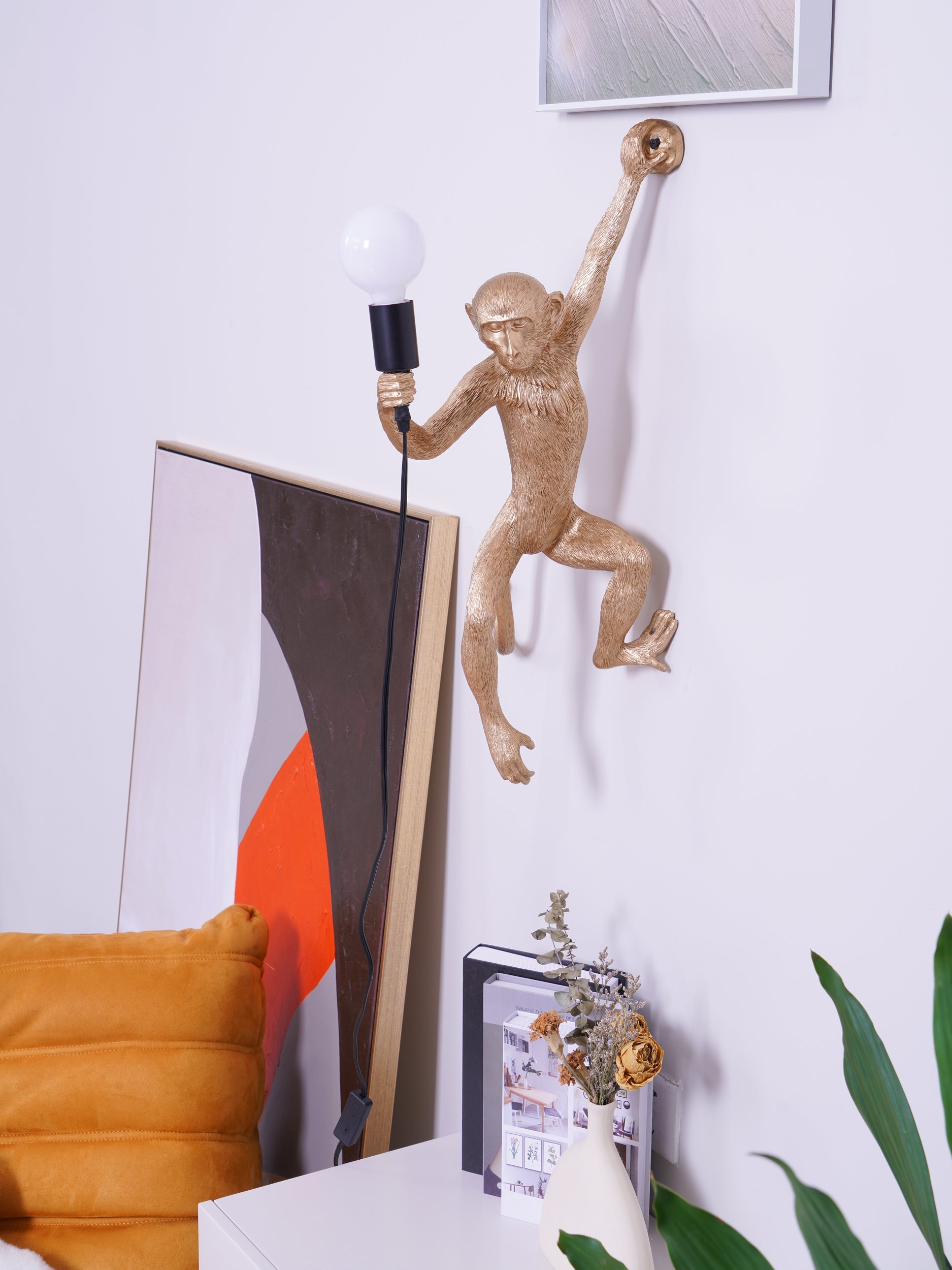 Monkey Wall Lamp