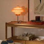 Serenyra Macaron Orange Glass Table Lamp