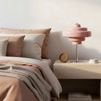 Serenyra Macaron Orange Glass Table Lamp