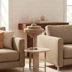 Serenyra Macaron Orange Glass Table Lamp