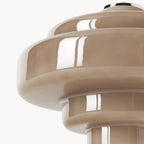 Serenyra Macaron Orange Glass Table Lamp