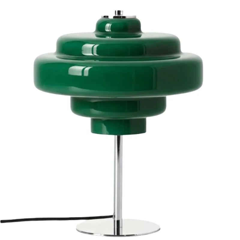 Serenyra Macaron Orange Glass Table Lamp